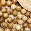 Contas de Madeira de Asa de Frango, Contas Soltas, Pulseiras de Sândalo, Contas Budistas, Acessórios para Joias DIY de Mão, Contas