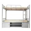 Cama de Solteiro Dupla Estrutura de Cama de Apartamento Fábrica Cama Escolar Cama Alta e Baixa Cama de Ferro com Armário Prático