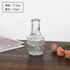 Vaso de Vidro Retrô Personalizado Mais Vendido da Amazon, Conjunto de Vasos Pequenos Decorativos Transparentes de Alta Qualidade Estilo Europeu Estilo Ins