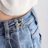 Broche Ceñidor de Cintura 2025 Nuevo de Moda Botón Invisible para Jeans Pin Pinza de Cintura Anti-Exposición para Mujeres