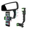 Soporte Universal para Teléfono Móvil de Coche Fijación en Espejo Retrovisor Ajuste de Rotación Transfronterizo Soporte para Coche Comercio Exterior Transmisión en Vivo al Aire Libre