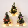 Árvore de Enfeite 20cm Mini Árvore de Decoração de Natal Decorações para Eventos de Shopping de Férias de Natal Árvore Pequena de Mesa