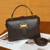 Bolso bandolera de piel de vaca genuina de capa superior para mujer 2026 bolso de mano de moda vintage con un toque de alta gama para ir al trabajo bolso de hombro