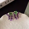 Pendientes vintage de segunda mano con pasadores de plata, pendientes colgantes largos exagerados retro, pendientes de lujo ligero estilo corte francés para mujer al por mayor