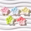 Nuevas Flores de Resina Coloridas Accesorios Hechos a Mano DIY Accesorios para el Cabello Cuerdas para el Cabello Gomas para el Cabello Accesorios para Funda de Teléfono Hebillas de Zapatos Venta al por Mayor