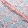 Yuchang pequeno fresco micro-transparente grosso alta elasticidade renda Jinan tecido para vestido roupas tecido acessórios fabricantes em estoque
