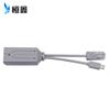 Estándar nacional 48V a 5V mini separador POE MicroUSB máquina de cabeza giratoria gateway cable de red divisor de fuente de alimentación