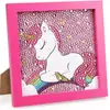 Pintura de diamantes 5d dibujos animados infantiles Diamante redondo de cristal bordado de diamantes diy panda tamaño diamante pintura pequeña unicornio 18x18