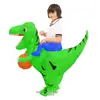 Amazon Cross-Border Ciclismo Dinossauro Segurando Abóbora Roupas Infláveis Roupas de Montar para Crianças Roupas Engraçadas de Performance para Halloween