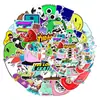 50 piezas de pegatinas de marca de moda Pegatinas decorativas para ordenador, teléfono móvil, taza de agua, pegatinas creativas para cuaderno/diario, impermeables