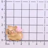 Capibara con Lazo Luminoso Accesorios de Resina Pegamento Crema DIY Pasador Agujero Zapato Cuerda para el Cabello del Zapato Hebilla de Zapato Accesorios Lote