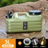 Balde de Armazenamento de Água de Grau Alimentício para Uso Externo com Torneira Tanque de Água Potável para Camping