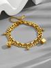 Pulsera de acero de titanio nueva japonesa y coreana para niñas, temperamento nicho, joyería de moda, joyería de acero inoxidable, Joker, no se decolora, venta al por mayor