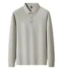 Camisas polo de manga comprida, uniformes de trabalho para as estações de outono e inverno, uniformes para equipe de catering, camisetas para eventos anuais corporativos, com impressão personalizada de logotipos e designs