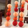 Bolas de Favo de Mel Atacado Transfronteiriço, Decorações para Quarto de Casamento, Pilares de Casamento, Decorações de Fundo, Arranjos de Casamento, Enfeites Pendurados para Shopping Centers, Lanternas