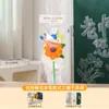 Dia do Professor Caneta Vermelha Buquê de Girassol Presente Buquê de Girassol Feito à Mão Girassol de Limpador de Cachimbo Flor Acabada Presente para Professor