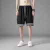 Fabricantes directos shorts de baloncesto para hombre verano malla de seda helada pantalones grandes holgados talla extra baratos pantalones deportivos