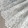 Nuevo Bordado Floral Tridimensional Adorno de Encaje de Algodón DIY Ropa Dobladillo de Falda Textiles para el Hogar Accesorios de Costura Borde Hueco Soluble en Agua