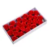 Cabeça de flor de sabão de cinco camadas atacado cabeça de flor de sabão cabeça de rosa flor artificial cabeça de flor grande fábrica de origem Rosa de cinco camadas