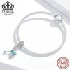 Evelor Original S925 Plata Esterlina Verano Cóctel DIY Accesorios de Cuentas Copa de Pie Alto Pulsera de Cuentas Joyería