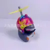 Bicicleta Eléctrica Rota de Pato Bicicleta Flash Hámster Pequeño Motocicleta Pato Amarillo Pequeño Lámpara Casco Libélula Decorativa Adornos