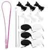 Kit de cordones de 16 piezas, que incluye cordones y una herramienta para ensartar cordones, para puños, cinturas, cordones de núcleo hueco, pantalones, sudaderas y cordones de zapatos