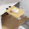 Placa de Extensión para Escritorio Artefacto de Expansión para Escritorio Soporte de Mano Ensanchado Hogar Plegable sin Taladro Mesa Soporte para Teclado