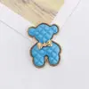Zhuzi Nuevo Oso Pintado con Spray Creativo Accesorios para Joyería DIY Funda para Teléfono Móvil Material de Belleza Accesorios de Oso de Aleación