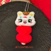Pingente de Pelúcia Original de Espinheiro-Alvar Cristalizado Desenho Animado Decoração de Feriado de Ano Novo Boneca para Buquê DIY Pingente Fofo