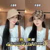 Gorra de Béisbol Ruth de Nuevo Estilo con Doble Correa y Bloques de Color para Mujer, Protección Solar para Primavera y Otoño, Adelgazante Facial, Sombrero de Sol con Protección UV