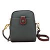 Bolso de Mujer Cuero Genuino 2024 Nuevo Popular Bandolera Bolso para Teléfono Móvil Gran Capacidad Combinable Piel de Vaca Bolso Cuadrado Pequeño de Alta Gama Bolso de Mujer