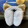 Orejeras para Niños, Orejas de Gato Lindas, A Prueba de Frío, Antihielo y Felpa Cálida, Orejeras Plegables para Hombres, Protección para los Oídos y Calentadores de Orejas para Niñas