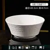 Color bajo esmalte Francés Luz de Lujo Retro Cerámica Tazón de Arroz para Uso Doméstico 2026 Nuevo Tazón en Relieve Palillos Plato Set de Vajilla