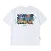 2026 Verão Novo Estilo Jovem Estampa de Letras Tendência Masculina Versátil Solta Casual Manga Curta Camiseta