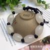 Pulsera de azufaifa de jade pulsera de cuentas de barril transmisión en vivo bienestar drenaje exposición venderá regalos de jade para hombres y mujeres