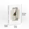 Livro falso dobrável transfronteiriço decoração livro livro de simulação livro de adereço inglês moderno simples criativo molde de livro vento ins atacado
