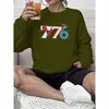 Moletom com Gola Redonda Estampado Padrão 776 Venda por Atacado Transfronteiriça Amazon Wish E-Commerce Fornecimento Amarelo