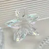 Exquisito Pasador de Plástico con Forma de Estrella Hueca para Niñas, Pinza Versátil para Cola de Caballo, Pinza de Tiburón para Peinados Semirecogidos