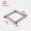 Venta Directa de Fabricante de 15 Hebillas Metálicas Planas Cilíndricas para Coser Cuerda de Alambre Ke10204 # Campana Colgante cosida de Aleación