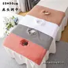 Funda para cama de masaje de salón de belleza, funda de almohada, funda de reposacabezas, colcha, toalla facial, toalla engrosada para usar en la cama