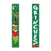 Amazon Transfronterizo Nuevo Couplet Navideño Decoración para Fiesta Navideña Bandera Colgante de Atmósfera Decoración de Porche Cascanueces