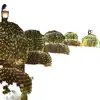 Luzes de rede LED, luzes de rede de pesca movidas a energia solar, iluminação externa transfronteiriça, decoração de gramado e hotel, luzes de corda coloridas
