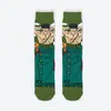 Meias Masculinas Fabricante Quatro Estações Luffy Anime Zoro Meias Femininas Modernas Meias Masculinas One Piece Amazon Ins Meias de Comércio Exterior