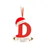 Chapéu de Natal Criativo Transfronteiriço Decorações com Letras em Inglês Pingentes para Árvore de Natal Acrílico Pronto 26 Letras