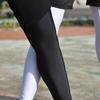 Cubrepiernas con protección solar para hombres y mujeres, manga de seda helada, rodillera de baloncesto, protector de piernas para correr al aire libre, calcetines fríos, cubrepiés