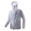 Roupa Original de Proteção Solar com Fio para Mulheres 7A Antibacteriana UPF100 Roupa de Pele para Exterior de Verão Roupa de Proteção Solar Anti-UV de Seda Gelada para Homens