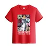 Camiseta de Algodón de Color Sólido de Manga Corta de Verano Ropa para Niños de Media Manga Ropa de Comercio Exterior para Padres e Hijos Ropa de Clase Camiseta Base Estampada con LOGO
