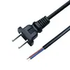 Cabo de Alimentação de Fio de Cobre de 0,75/0,5 mm² Padrão Nacional com Plugue de Duas Pernas e Cabeça Única, Cabo de Conexão de Energia para Equipamentos, Retardante de Chama