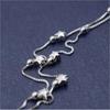 Pulsera coreana de moda multicapa con cadena de caja de bolas de estrella de cinco puntas para mujer