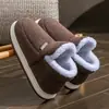 Zapatos de Algodón de Caña Alta para Personas de Mediana Edad y Mayores, Zapatos de Algodón Gruesos de Suela Gruesa Forrados de Felpa y Engrosados Todo Incluido para Invierno, Color Puro y Resistentes a las Manchas Zapatos de Algodón Viejos para Personas Mayores